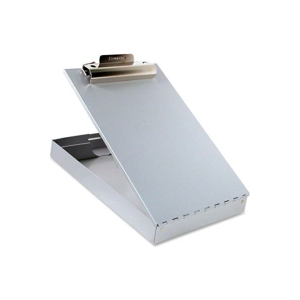 Saunders Mfg Saunders Redi-Rite Aluminum Storage Clipboard, 8-1/2" x 12", Silver 11017 - main